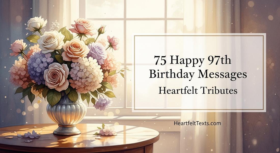 75 Happy 97th Birthday Messages Heartfelt Tributes