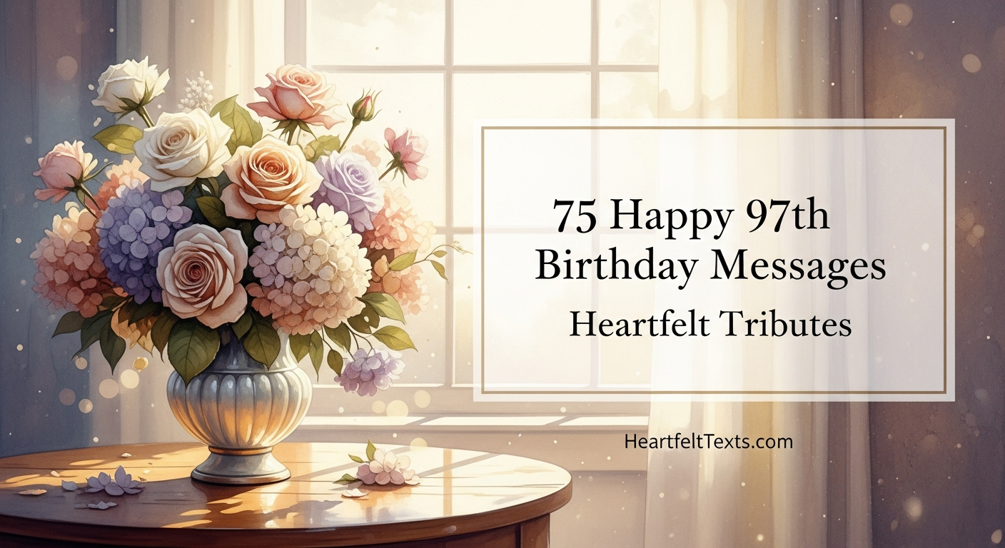75 Happy 97th Birthday Messages Heartfelt Tributes