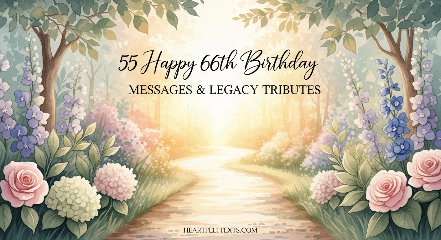 55 Happy 66th Birthday Messages & Legacy Tributes