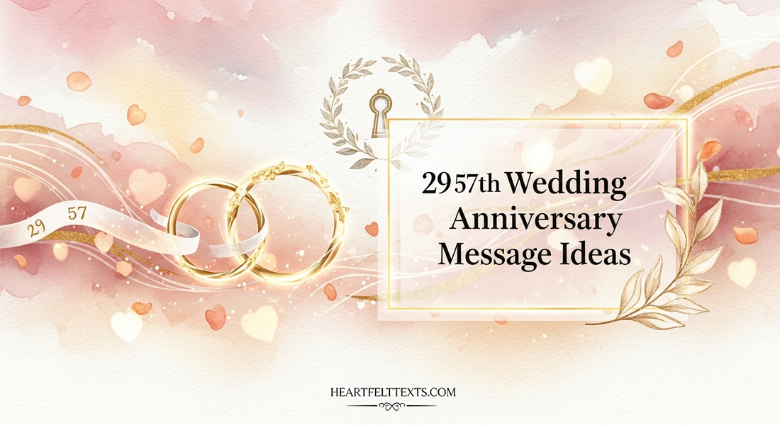 29 57th Wedding Anniversary Message Ideas