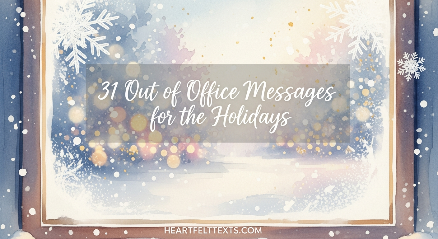 31 Out of Office Messages for the Holidays