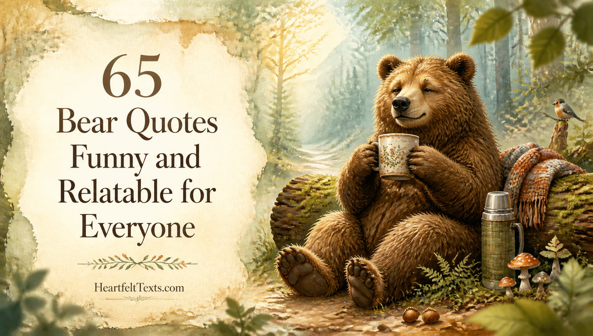 65 Bear Quotes Funny and Relatable for Everyone