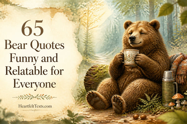 65 Bear Quotes Funny and Relatable for Everyone