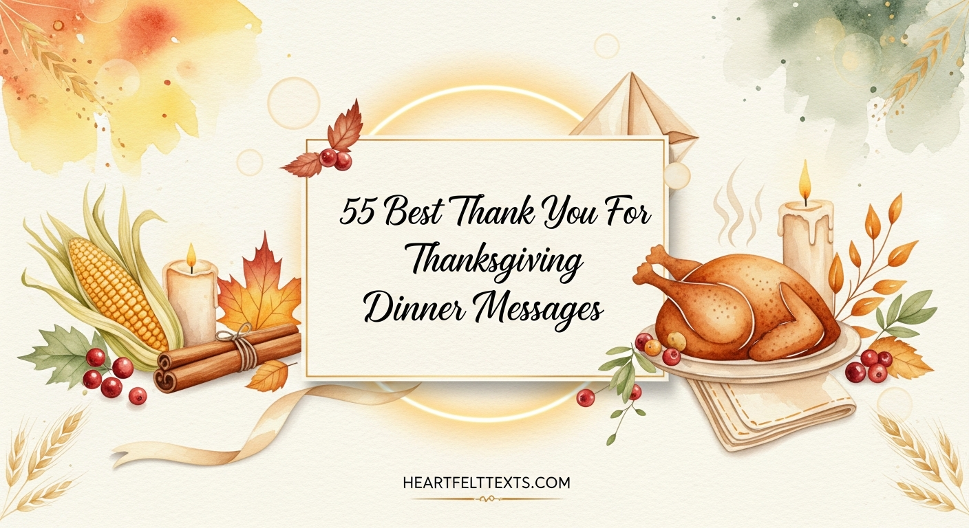 55 Best Thank You For Thanksgiving Dinner Messages