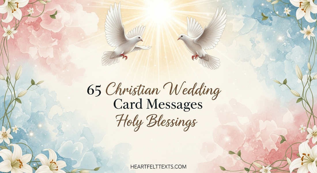 65 Christian Wedding Card Messages Holy Blessings