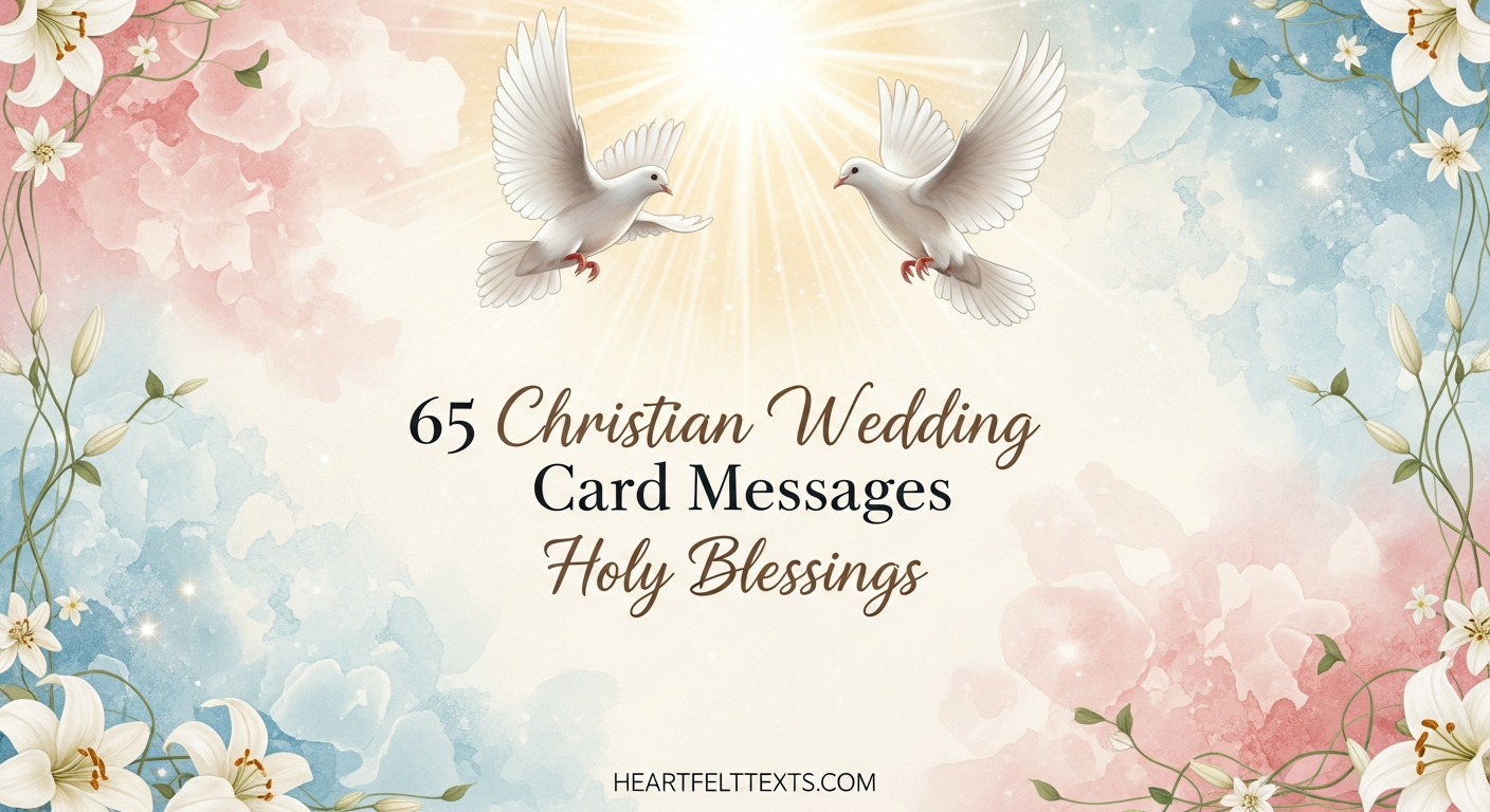 65 Christian Wedding Card Messages Holy Blessings
