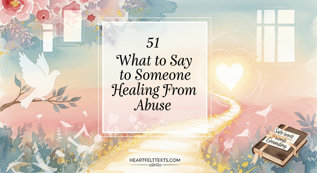 51 What to Say to Someone Healing From Abuse