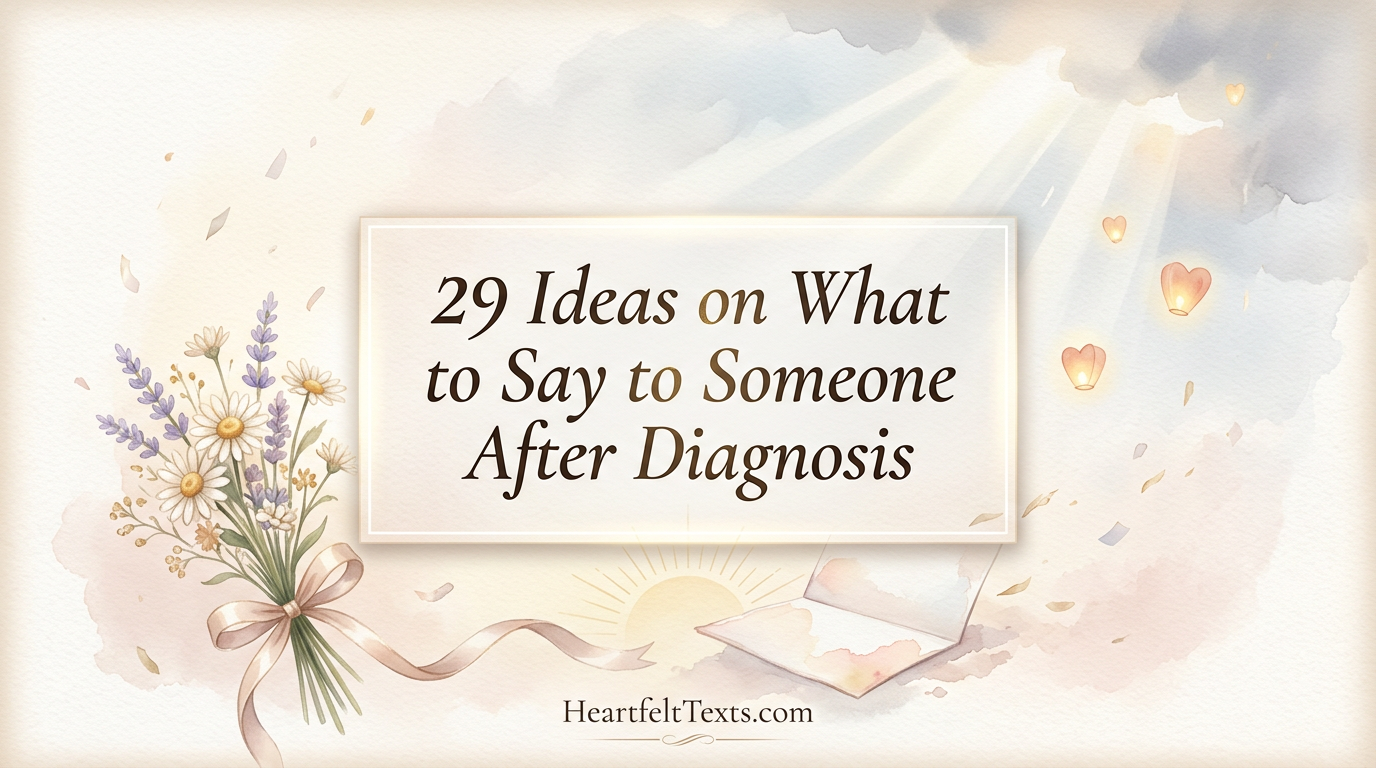 29 Ideas on What to Say to Someone After Diagnosis
