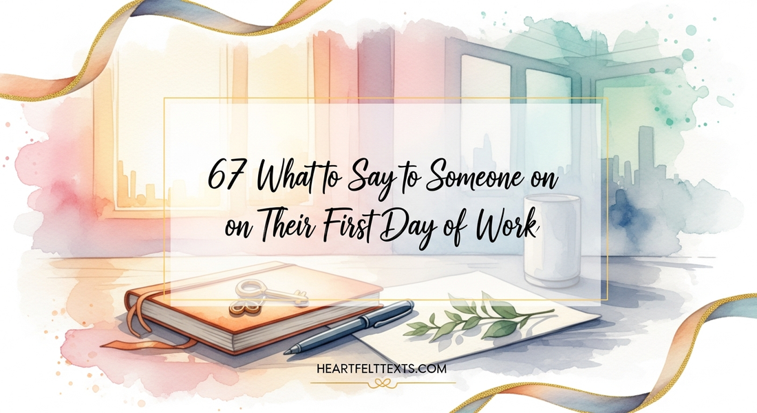 67 What to Say to Someone on Their First Day of Work