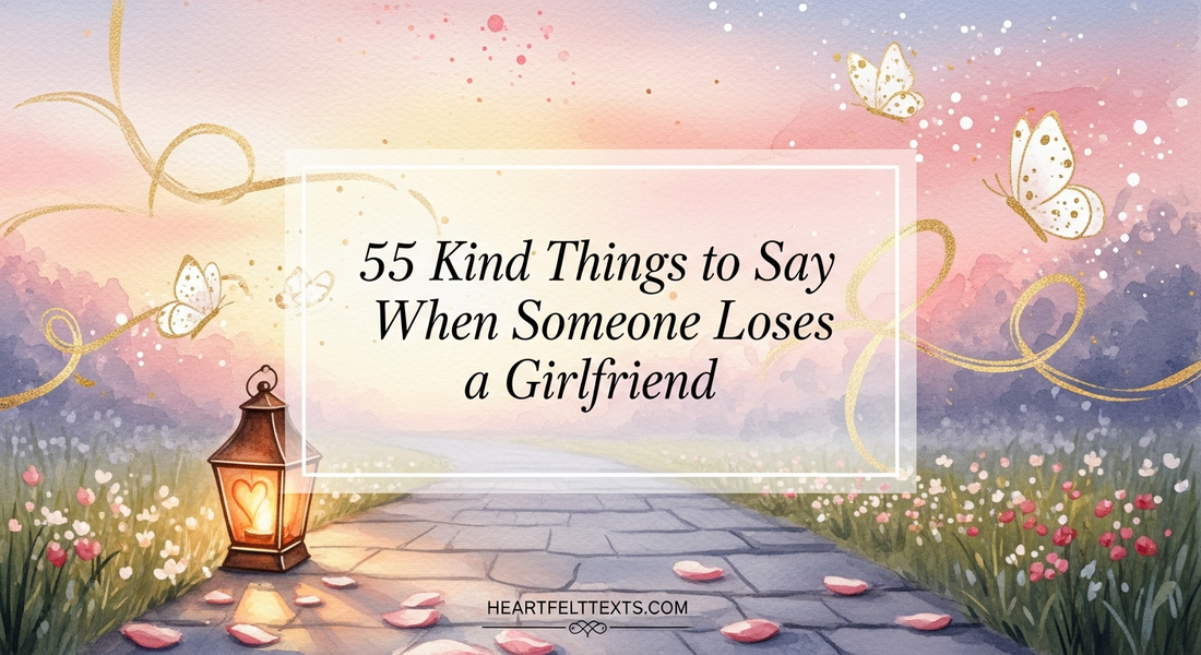 55 Kind Things to Say When Someone Loses a Girlfriend