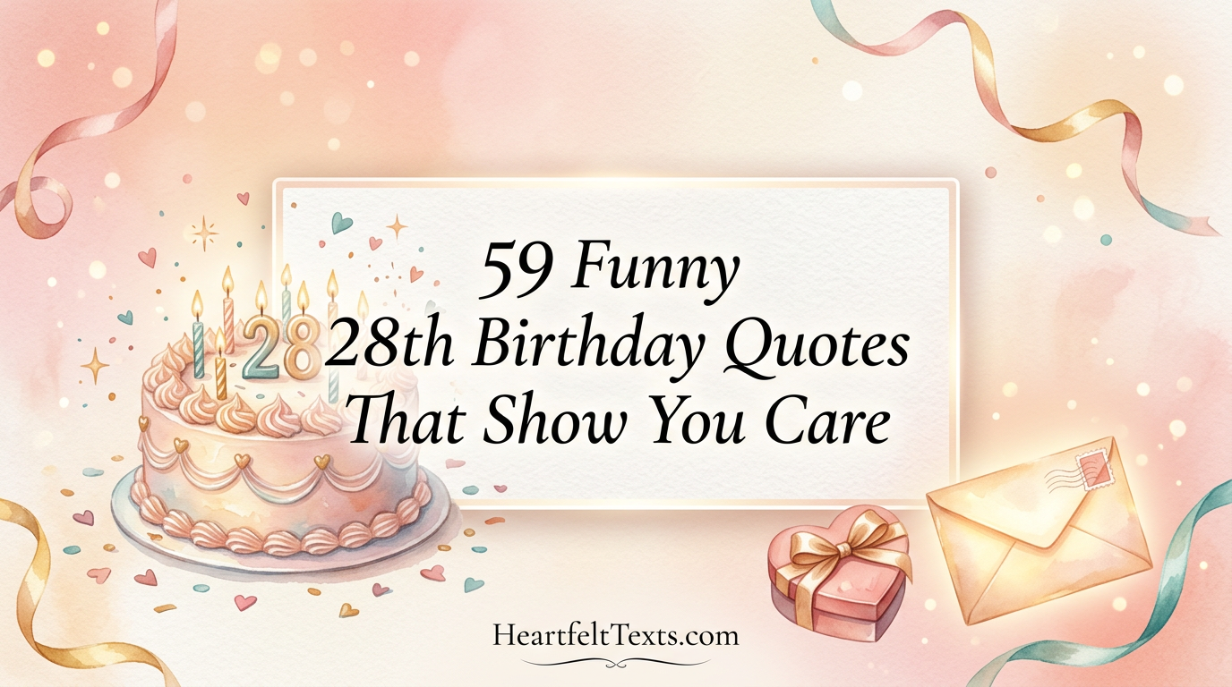 59 Funny 28th Birthday Quotes That Show You Care
