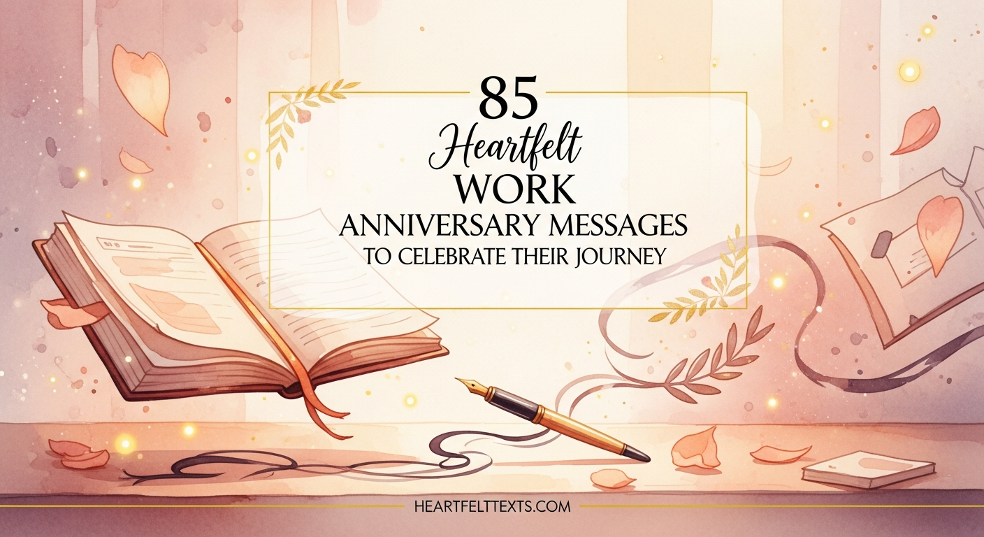 85 Heartfelt Work Anniversary Messages to Celebrate Their Journey