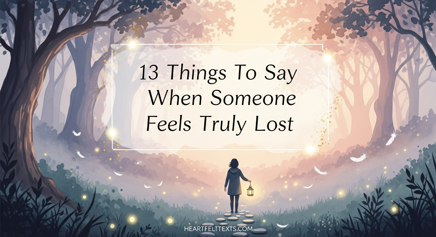 13 Things To Say When Someone Feels Truly Lost