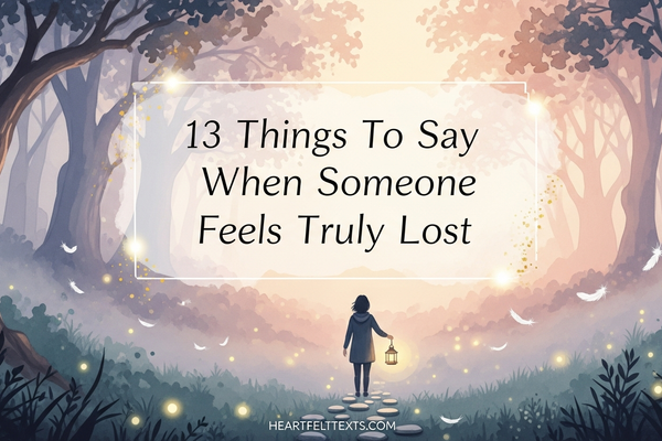 13 Things To Say When Someone Feels Truly Lost
