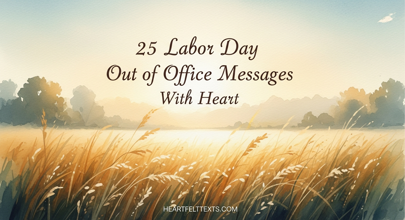 25 Labor Day Out of Office Messages With Heart