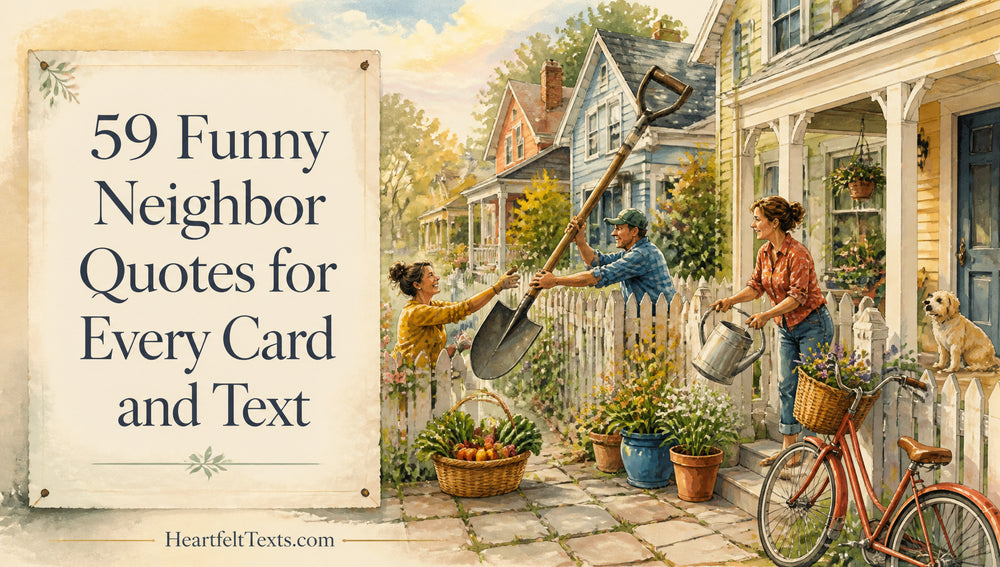 59 Funny Neighbor Quotes for Every Card and Text