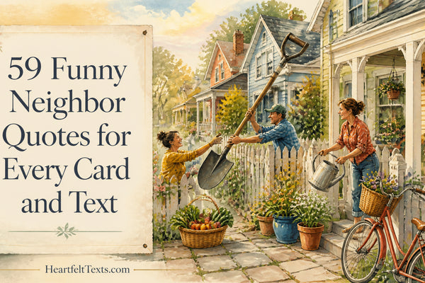 59 Funny Neighbor Quotes for Every Card and Text