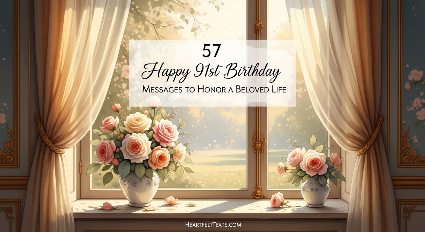 57 Happy 91st Birthday Messages to Honor a Beloved Life