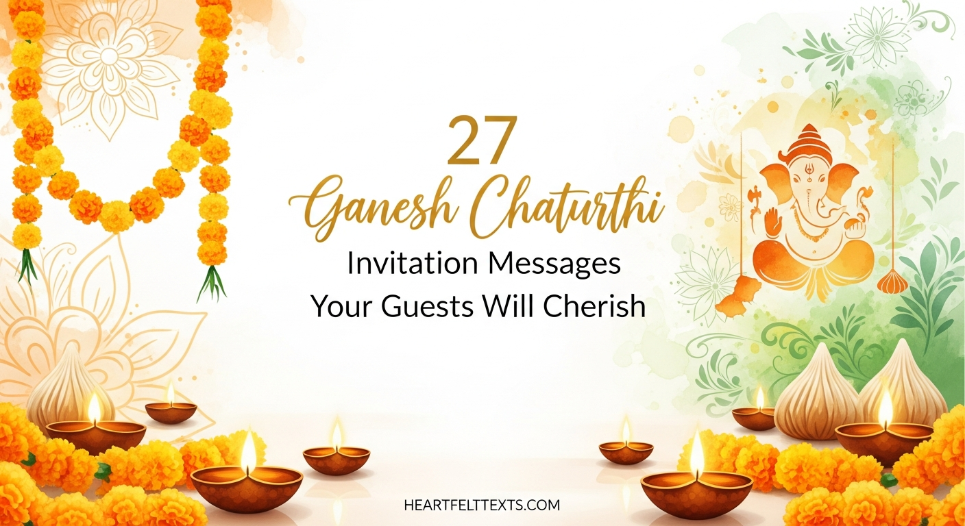 27 Ganesh Chaturthi Invitation Messages Your Guests Will Cherish