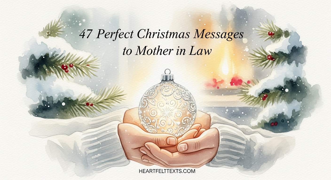 47 Perfect Christmas Messages to Mother in Law