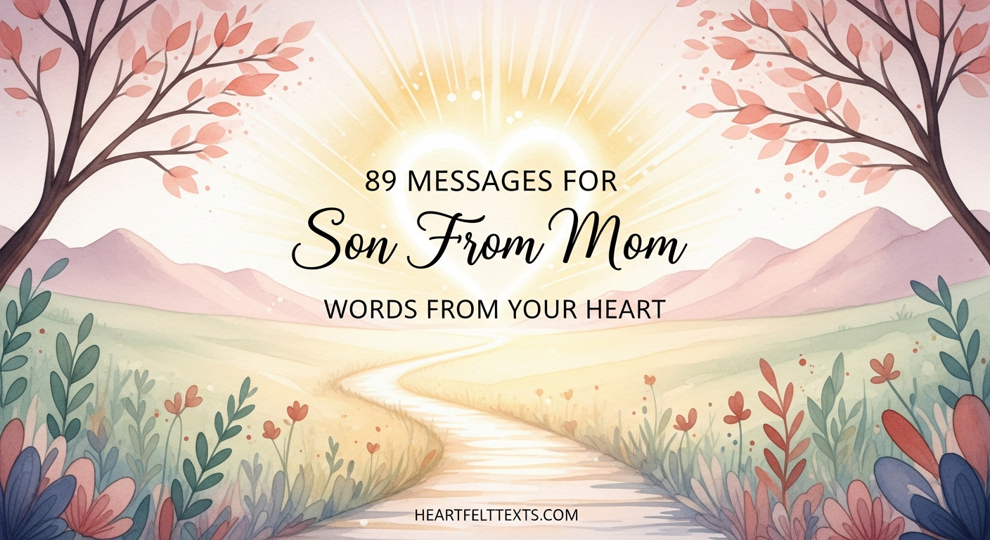 89 Messages for Son From Mom Words From Your Heart
