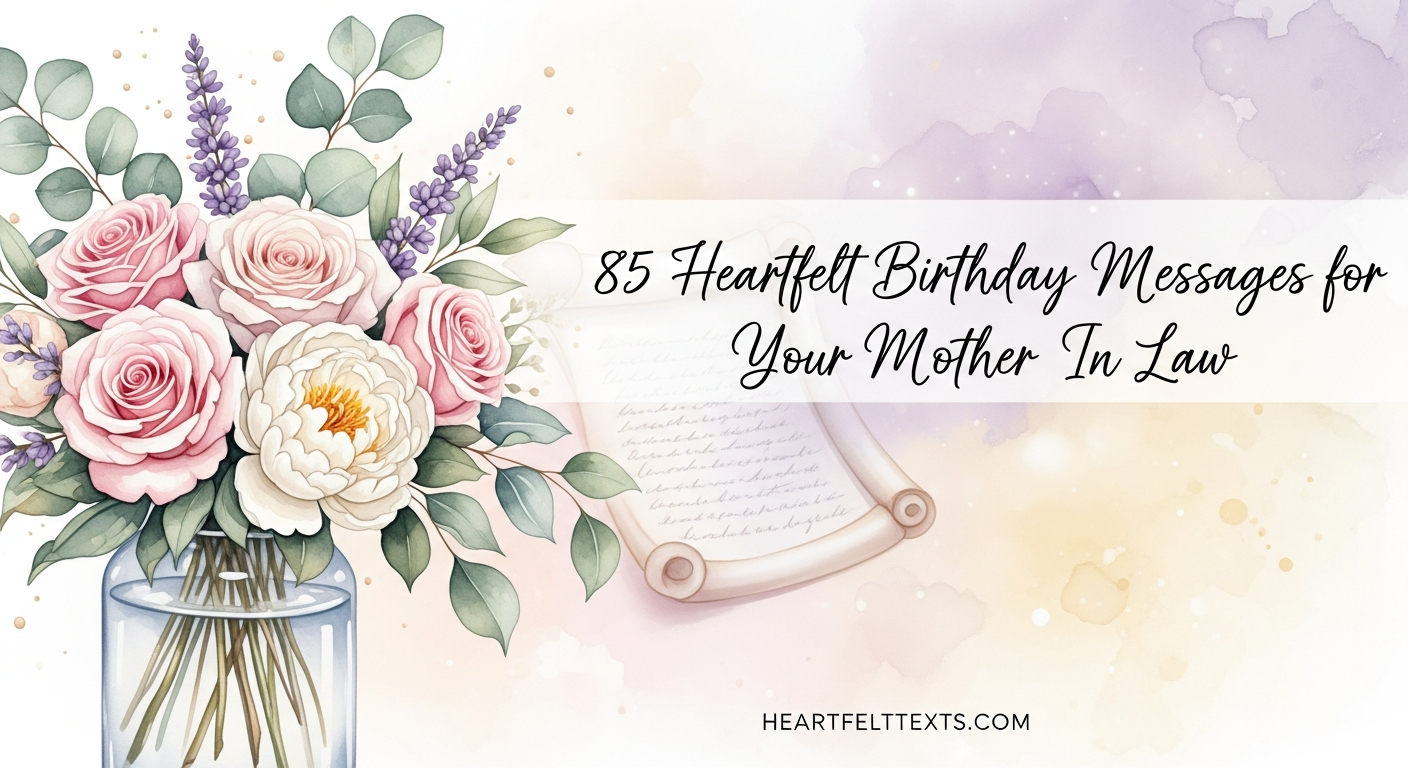 85 Heartfelt Birthday Messages for Your Mother In Law