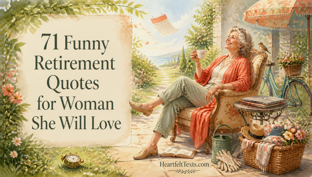71 Funny Retirement Quotes for Woman She Will Love