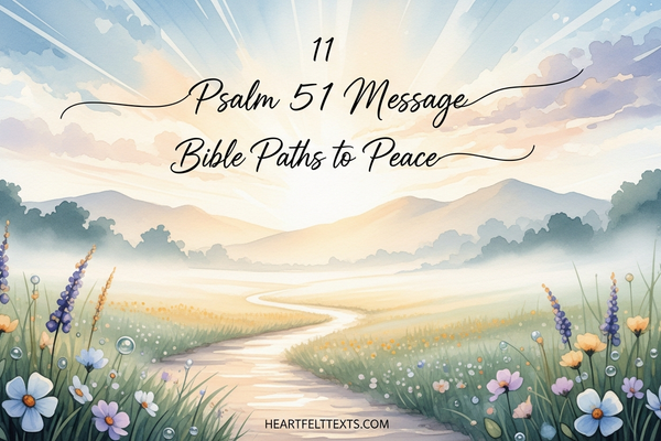 11 Psalm 51 Message Bible Paths to Peace
