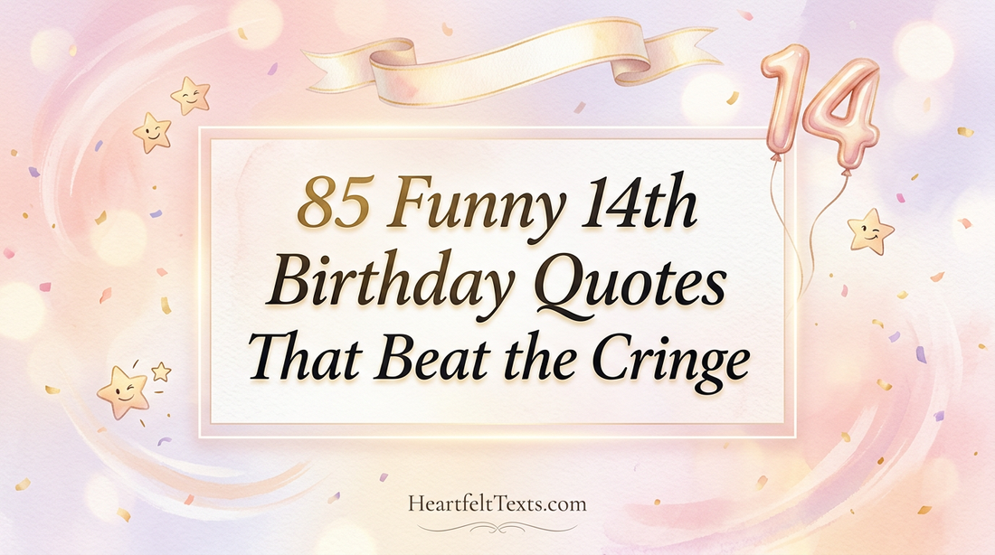 85 Funny 14th Birthday Quotes That Beat the Cringe
