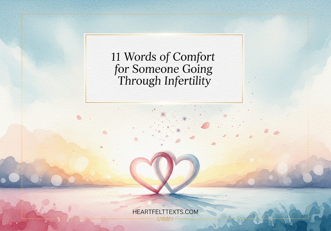 11 Words of Comfort for Someone Going Through Infertility