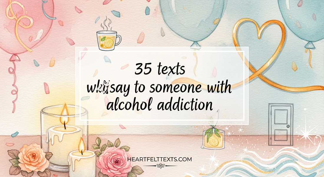 35 texts what to say to someone with alcohol addiction