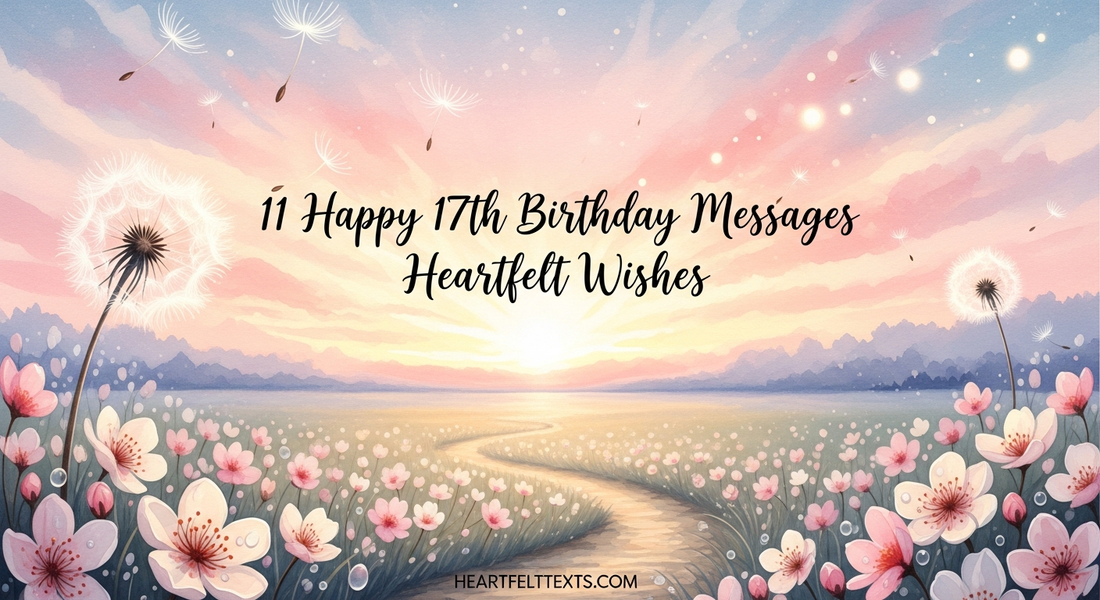 111 Happy 17th Birthday Messages Heartfelt Wishes