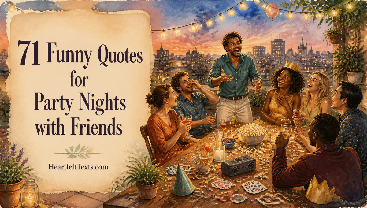71 Funny Quotes for Party Nights with Friends