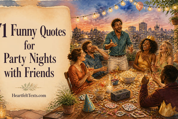 71 Funny Quotes for Party Nights with Friends