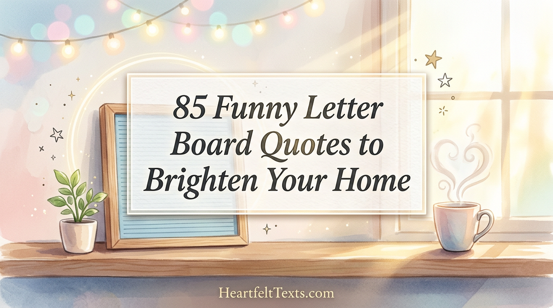 85 Funny Letter Board Quotes to Brighten Your Home