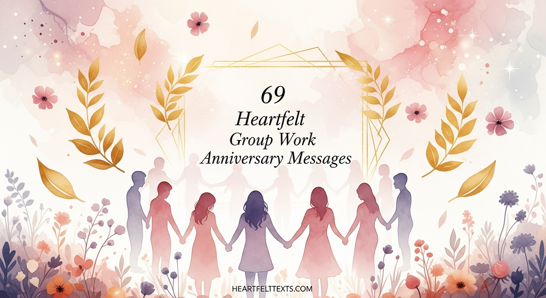 69 Heartfelt Group Work Anniversary Messages