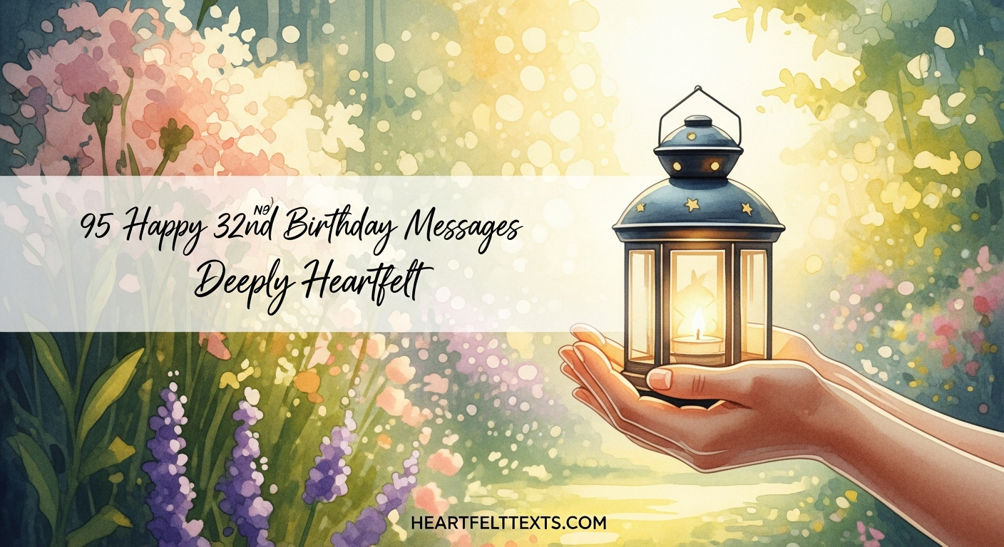 95 Happy 32nd Birthday Messages Deeply Heartfelt