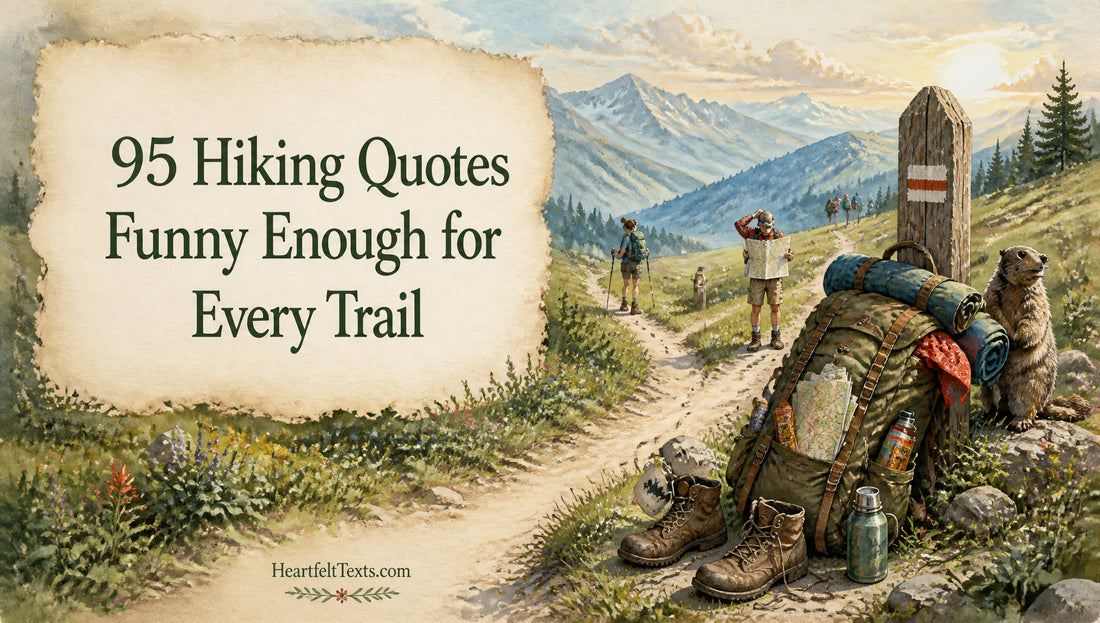 95 Hiking Quotes Funny Enough for Every Trail