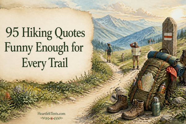 95 Hiking Quotes Funny Enough for Every Trail