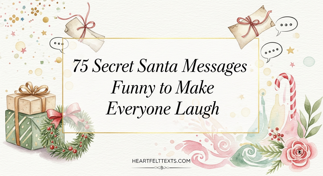 75 Secret Santa Messages Funny to Make Everyone Laugh
