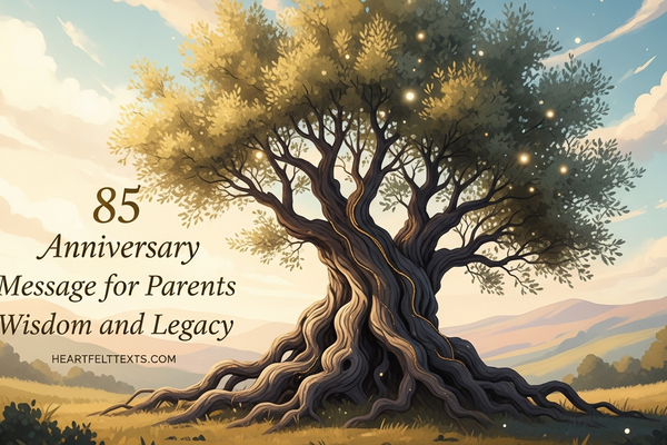 85 Anniversary Message for Parents Wisdom and Legacy