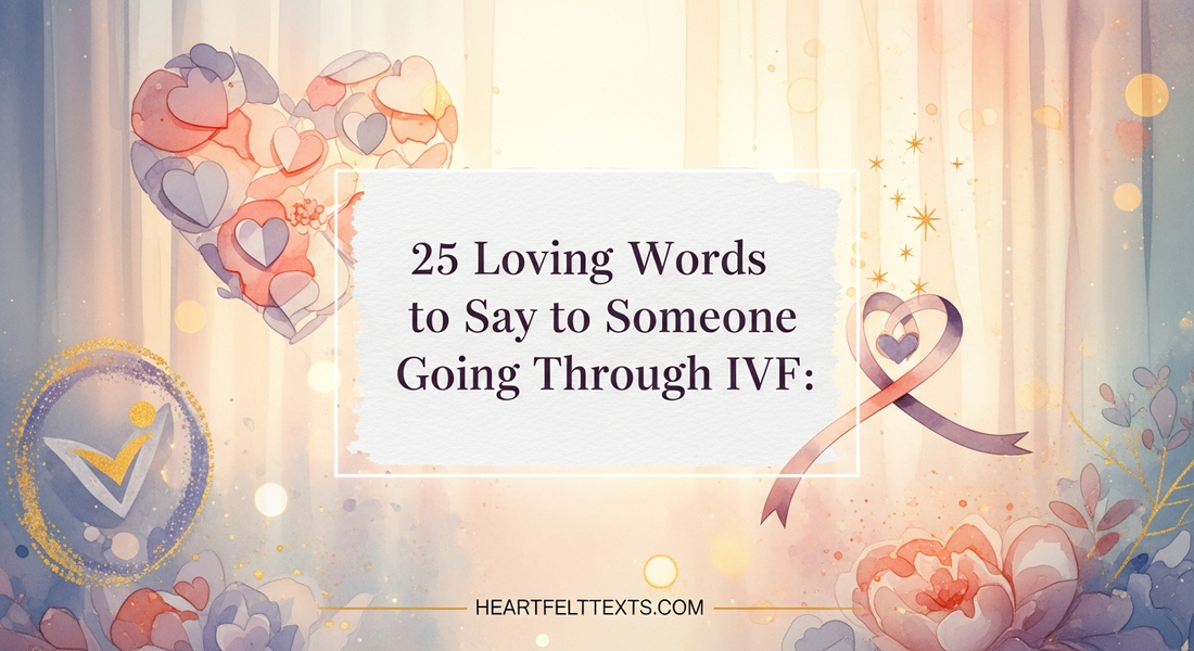 25 Loving Words to Say to Someone Going Through IVF