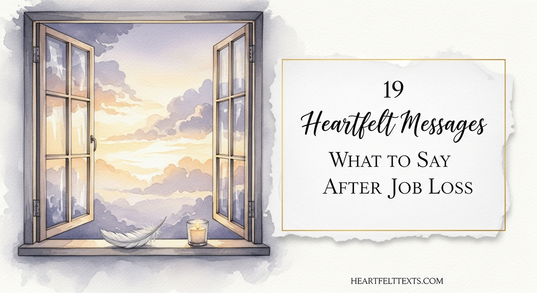 19 Heartfelt Messages What to Say After Job Loss