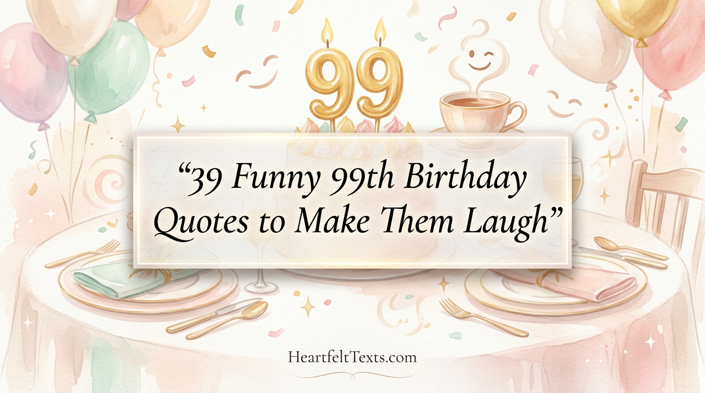 39 Funny 99th Birthday Quotes to Make Them Laugh