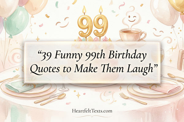 39 Funny 99th Birthday Quotes to Make Them Laugh