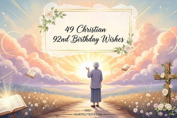 49 Christian 92nd Birthday Wishes A Life of Faith