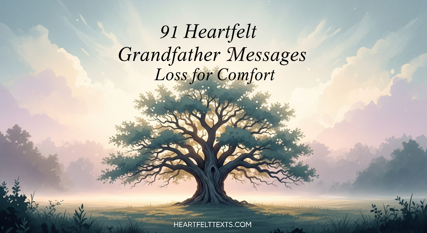 91 Heartfelt Grandfather Loss Messages for Comfort