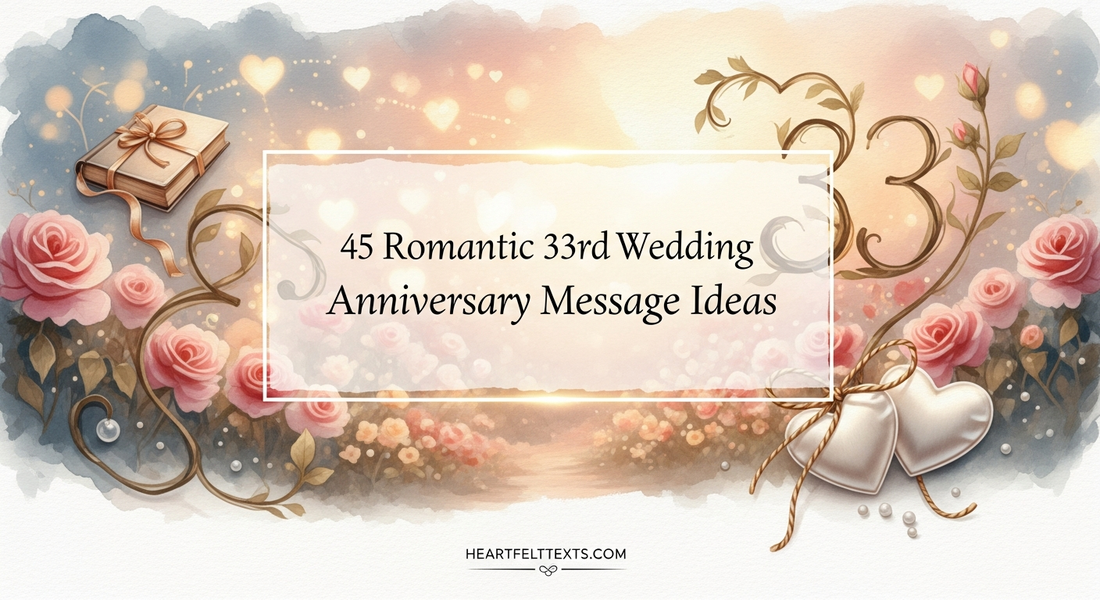 45 Romantic 33rd Wedding Anniversary Message Ideas
