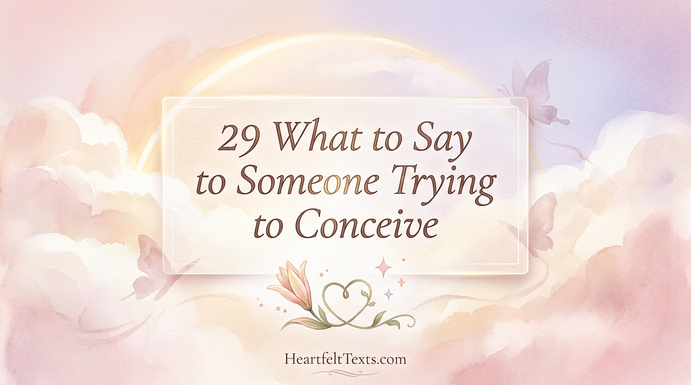 29 What to Say to Someone Trying to Conceive