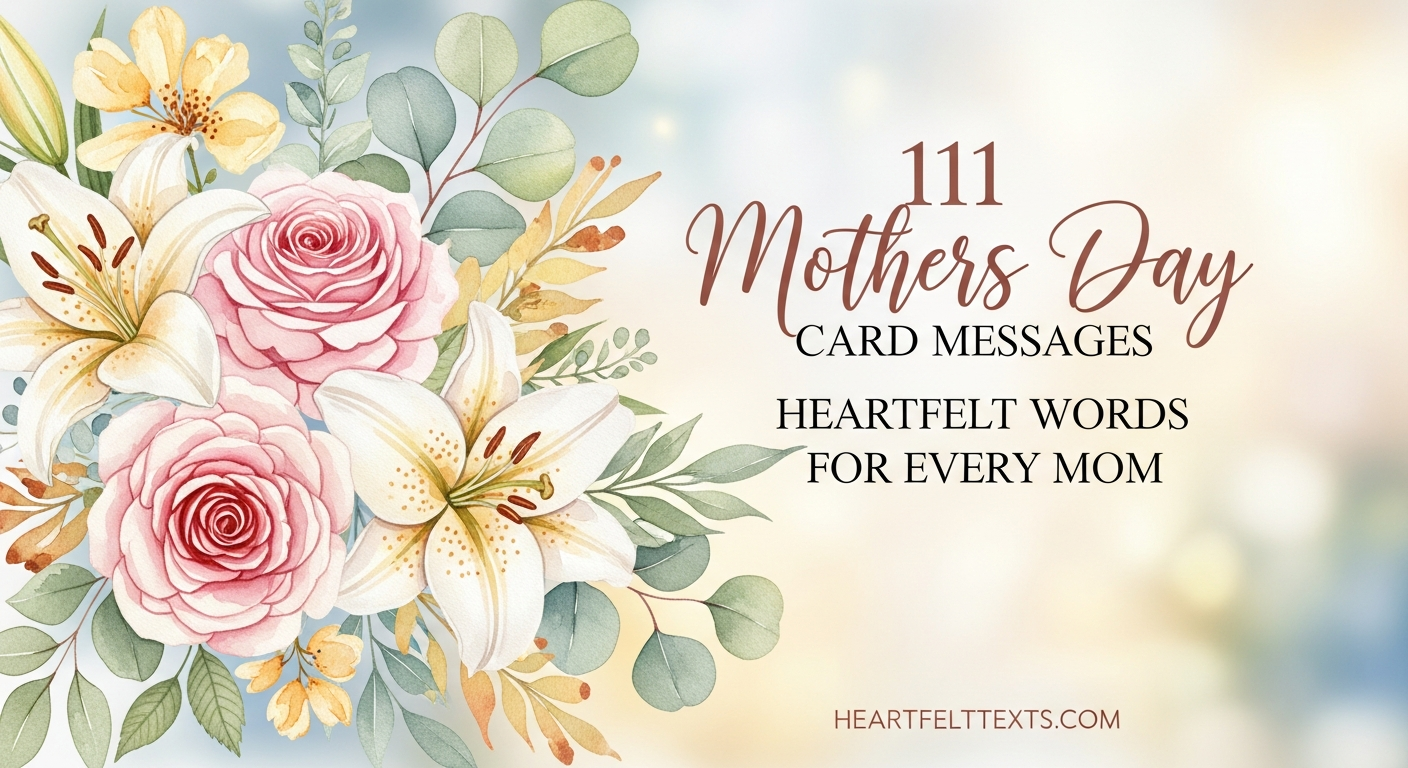 111 Mothers Day Card Messages Heartfelt Words for Every Mom